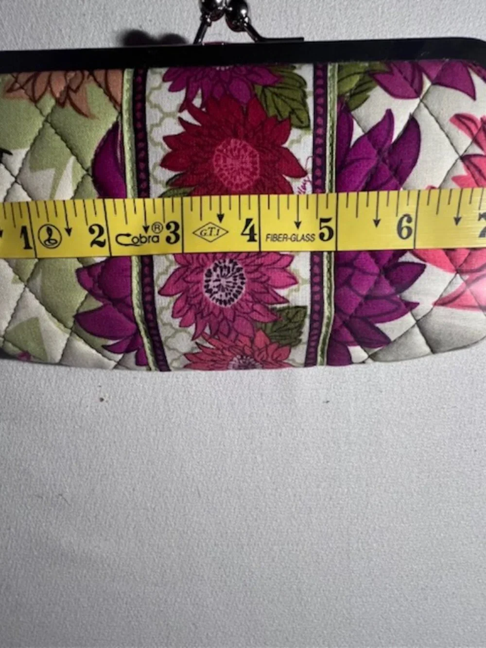 VERA BRADLEY Quilted‎ Clutch cosmetic floral 
